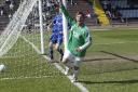 Mark Wilson wheels away to celebrate scoring for Avenue against Skelmersdale United during the 2006/07 season.