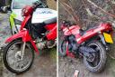 Two abandoned motorcycles have been found by police in the Bradford district