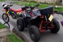 This quad bike was being ridden in an anti-social way in the Manningham area of Bradford