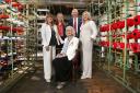 The Wright family - Debra, Susannah, Norma (seated), Robin and Rosie - at Wyedean Weaving’s 60th anniversary celebrations. Pictures: Lorne Campbell/Guzelian