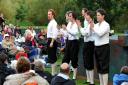 The Lord Chamberlain's Men perform Romeo and Juliet at East Riddlesden Hall last night
