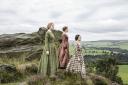 THREE SISTERS: Charlie Murphy, Chloe Pirrie and Finn Atkins                 Picture: Gary Moyes