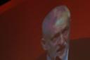 FIGHT: Jeremy Corbyn at the Scottish Labour Party Conference at Perth Concert Hall