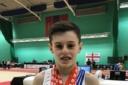 Jack Stanley shows off his impressive haul of medals