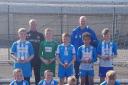 Eccleshill show off their runners-up medals