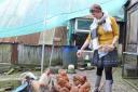 Project manager Claire Crescent at Longmead Community Farm