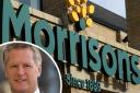 David Potts, Morrisons chief executive, says the supermarket suffered a slump in sales over Christmas