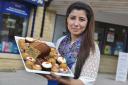 Practice manager at Bilton Medical Practice in City Road, Noreen Rashid, with some of the cakes for the Appeal