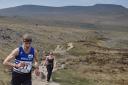 Victoria Wilkinson on her way to second place on her Three Peaks debut