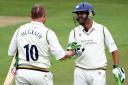 Jacques Rudolph, right, and Anthony McGrath were in the runs again for Yorkshire