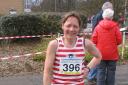 Calder's Jo Waites was runner-up in the ladies' veteran 40 category at the Lads Leap Fell Race