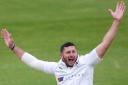 Tim Bresnan gained Yorkshire's only success of the morning, having George Bailey caught in the gully for 63