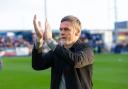 Graham Alexander claps the City fans before the Barrow game