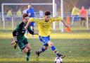 Harry Naylor (in yellow) netted for Salts at the weekend Picture: Anthony McMillan