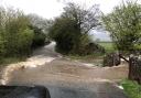 Flash flooding in Settle. Picture Thomas Beresford