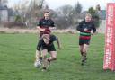 Wibsey scoring a try against Knottingley in January