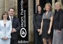 From the left, Andrea Essen, Nigel Cowley, Liz Brook, Helen Shires and Susan Cuthbertson of the newly-merged firm of solicitors