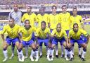 The Brazil side that won the World Cup in 2002 - seven of them started against Jamaica
