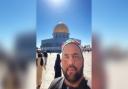 Bradford's Dr Javed Bashir on a recent visit to Jerusalem