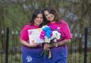 Romaana and Saleha Suleman who will run in Race For Life in memory of Saleha's mum.