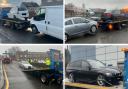 Some of the vehicles dealt with by Bradford Council