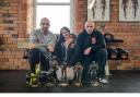 NRGym co-owner Nick Hindle, left, with Rebecca Croft and Richard Grattan