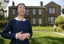 On the 200th anniversary of Charlotte Bronte' s birthday having travelled all the way from Seoul, South Korea is Seongyi Yi who made her dress just in time for the occasion