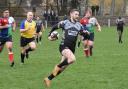 Joe Rowntree scored a last-minute penalty to give Otley their first win of the season. Picture: Mike Pratt