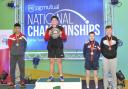 Bramhope table tennis player Shayan Siraj, left, received a silver medal in the PG Mutual Cadet and Junior National Championships
