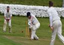 Wilsden captain Sam Mitchell (bowling) took 5-49 at the weekend .Picture: Richard Leach