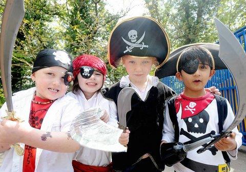 Children’s imaginations ran riot at Wilsden Primary School when they chose to dress up as pirates. 
Reception class pupils were asked to come up with a costume idea as part of the term’s topic of animals and life under the sea.