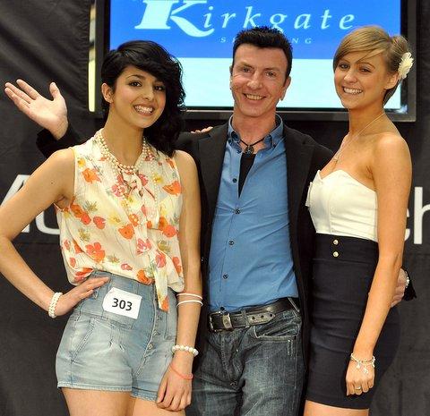 Budding models realised their dream at the final of the T&A Model Search competition.
Steve Long, winner of the adult male category, is pictured with adult female runner-up Saffron Mir, left, and winner Victoria Ingham.