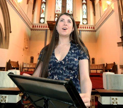 Bradford student Phillippa Cairns has recorded an album of wedding songs. 
The Greatest of These, recorded at St Joseph’s Church, off Manchester Road, features Bradford musicians including Phillippa’s former school friend Laura Groves.