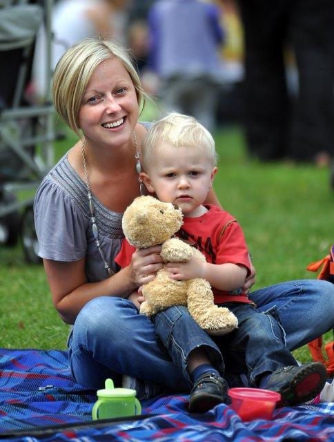 Families who are part of the ground-breaking Born in Bradford (BiB) initiative descended on Lister Park yesterday for a teddy bears’ picnic. 
The event included games, attractions and healthcare information for children, adults and teddies alike.