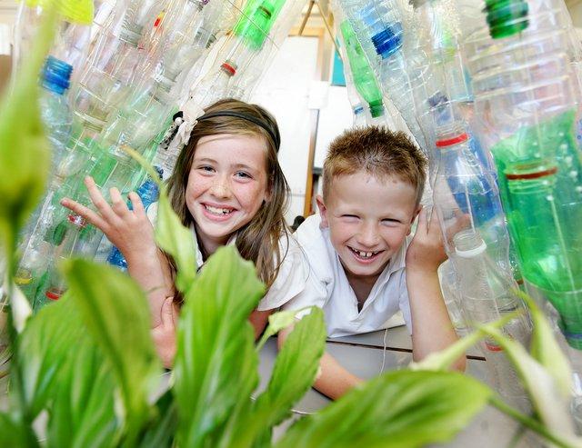 As part of their Eco School programme, Sutton C of E School Council ran an assembly calling for improved recycling and pupils, including Poppy Murgatroyd and Joel Livock, worked together to look at reducing, recycling and re-using rubbish. 
