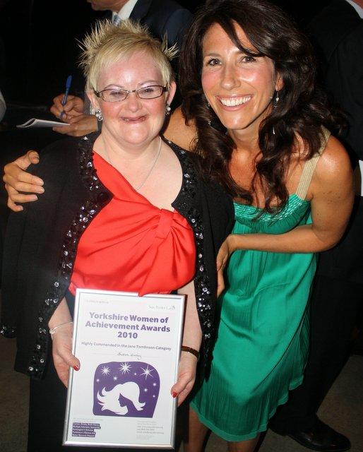 Beryl Robinson, of West End, Queensbury, sent this picture from the Yorkshire Women of Achievement Awards help in Leeds.
