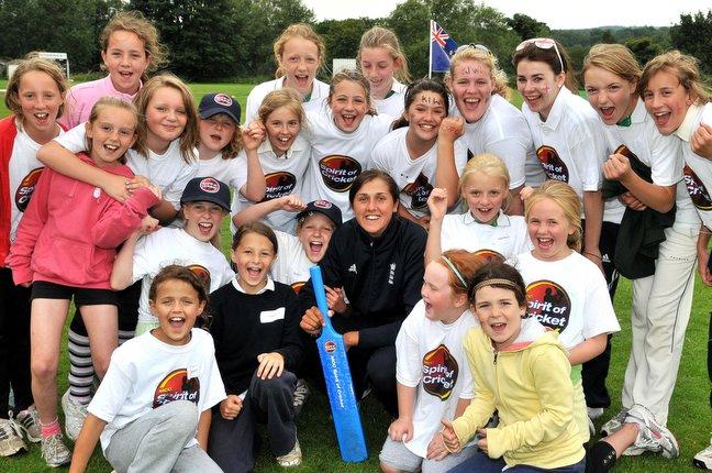 England’s top female cricketers have been offering their tips to a host of youngsters. 
National vice-captain Jenny Gunn, Yorkshire pace bowler Katherine Brunt and off-spinner Danielle Hazell offered up some advice to girls from across the Wharfe Valle