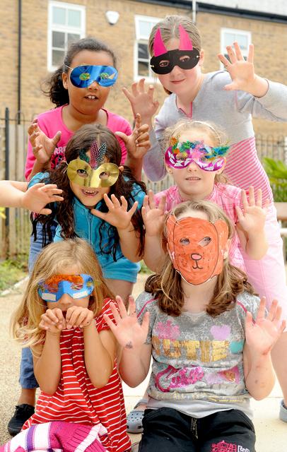 More than 50 crafty youngsters tried their hand at mask-making during a day of arts and crafts at Cottingley Cornerstone Centre in Littlelands, with many creating colourful works of art with the help of staff from Shipley-based Kirkgate Studios.