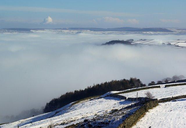 Earl Cragg, Sutton-in-Craven, looking towards Keighley and Silsden, taken by Paul Wilkinson, of Sutton-in-Craven