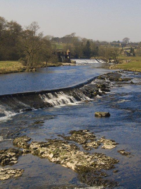 The River Wharfe at Grassington, taken by Tom Brook, of Wellington Crescent,
Shipley.