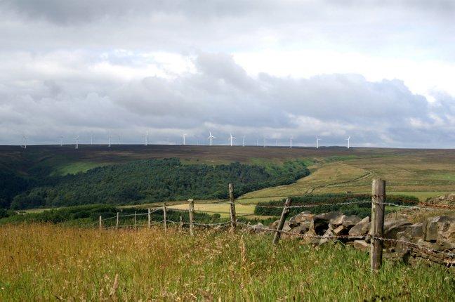 Ogden Wind Farm, taken by Melissa Harper, of Bradford.