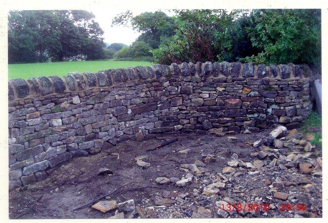 A drystone wall at Addingham, taken by Michael Noble, of Charnwood Road, Undercliffe, Bradford.
