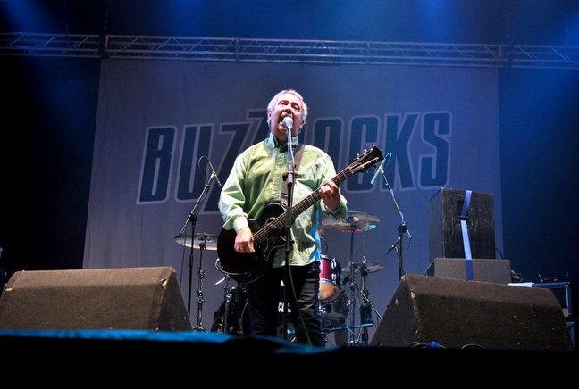 The Buzzcocks on stage at Bingley Music Live.
