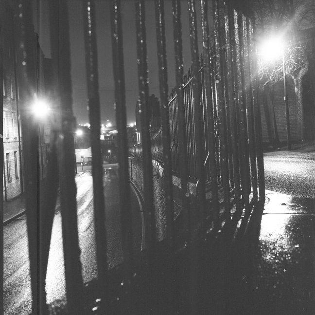 Grattan Road, Bradford, at night, taken by David Enyori, of School Green, Thornton, Bradford.