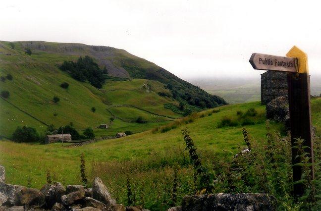 A view of Kisden Hill, Swaledale, taken by Frank Masley, of Avon Cresent, Shipley.