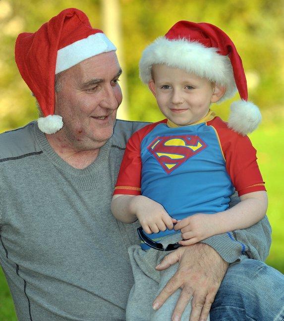 Five-year-old Reece Randle and his carer Colin Nesbitt are planning to deliver toys to every children’s cancer hospital in the UK in the run-up to Christmas.
Colin, founder of the Bradford-based Little Heroes charity is busy raising money for the trip.