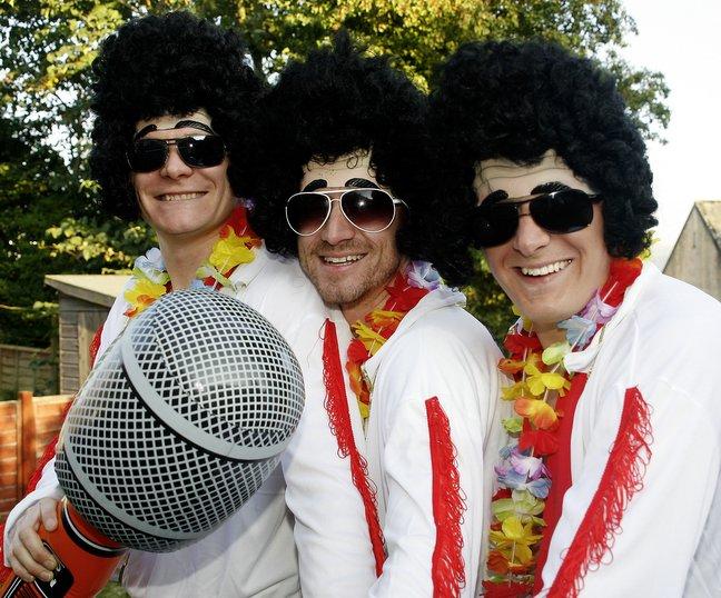 Five Silsden men will dress as Elvis to do a  walk to help young cerebral palsy sufferer Evan Whitton.
Richard Whitton, Evan's uncle, Gary Lund, Jamie Cunningham, and Andrew and John Snell will walk the 63 miles from Ambleside to Silsden.