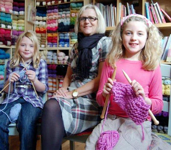The woman hailed as the ‘rockstar of knitting’ passed on some of her latest top tips in Ilkley. 
Debbie Bliss has become the most famous name in knitting thanks to a series of successful books, magazines and yarns. 
