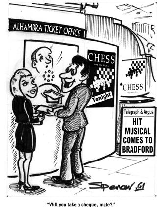 Top musical Chess has started a run at Bradford's Alhambra Theatre.