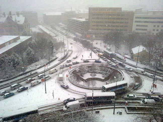 T&A reader Mohammed Mahboob, of Clayton, Bradford, took this picture of Jacob's Well roundabout.